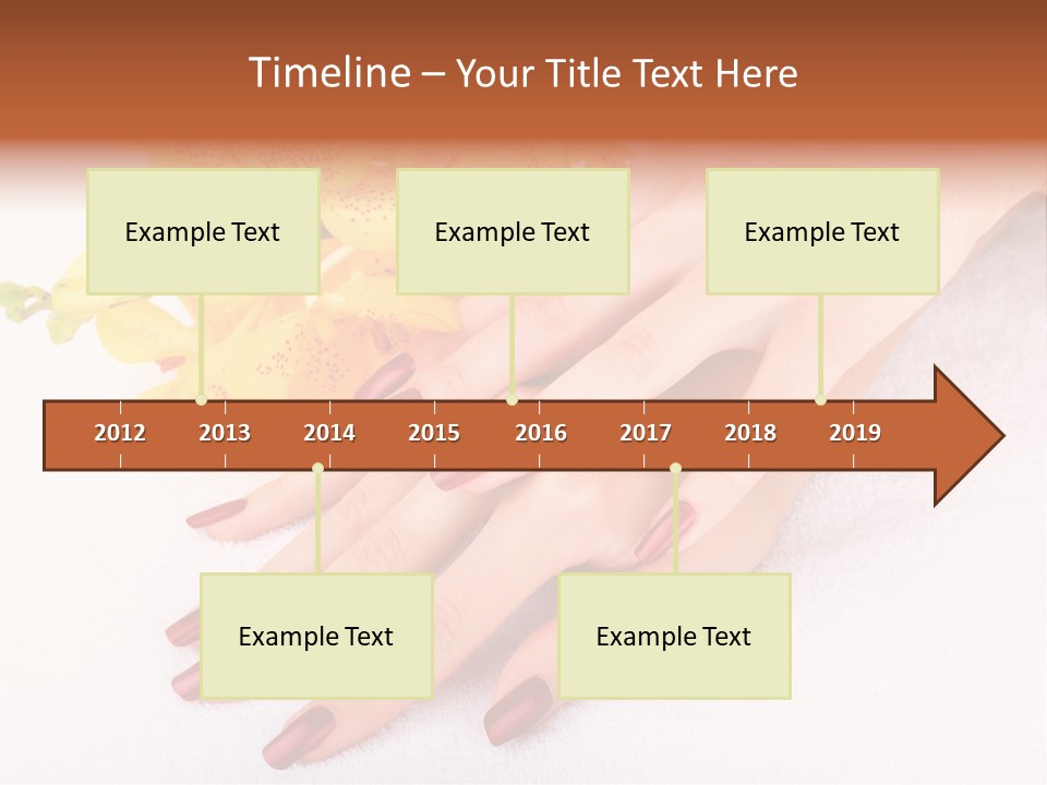 Skin Palm Hand PowerPoint Template