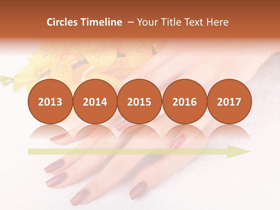 Skin Palm Hand PowerPoint Template