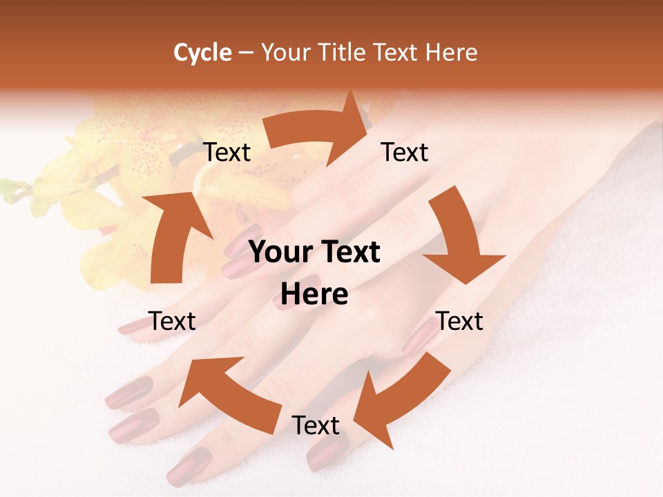 Skin Palm Hand PowerPoint Template