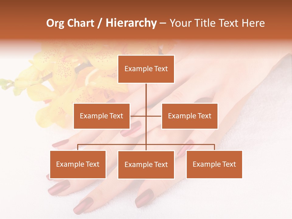 Skin Palm Hand PowerPoint Template