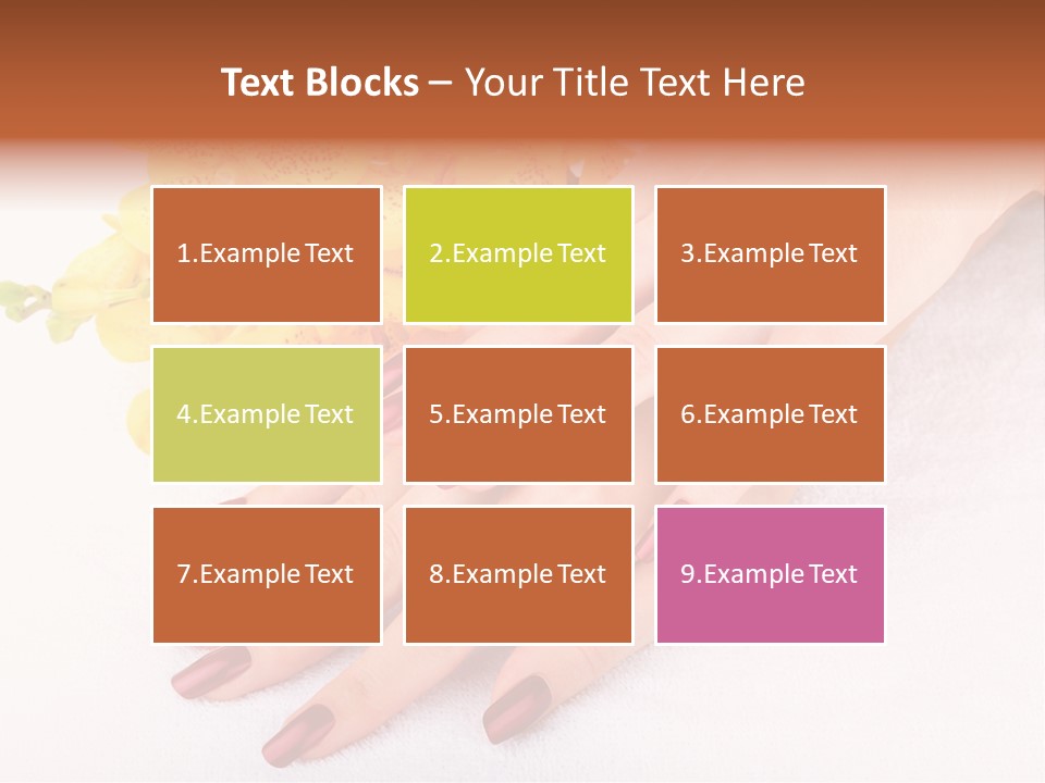 Skin Palm Hand PowerPoint Template