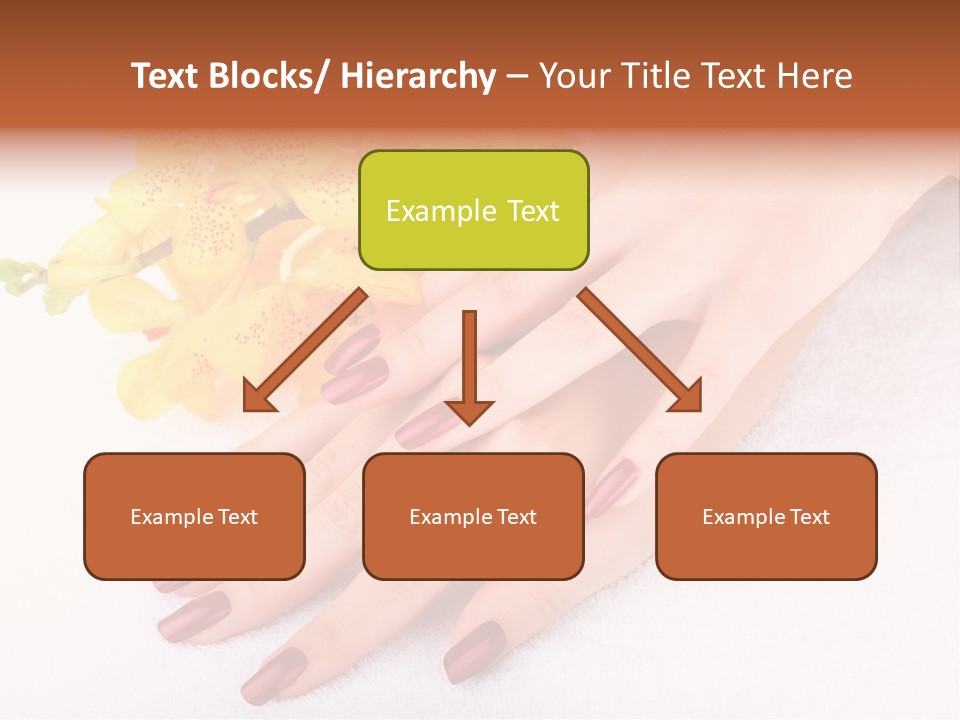 Skin Palm Hand PowerPoint Template