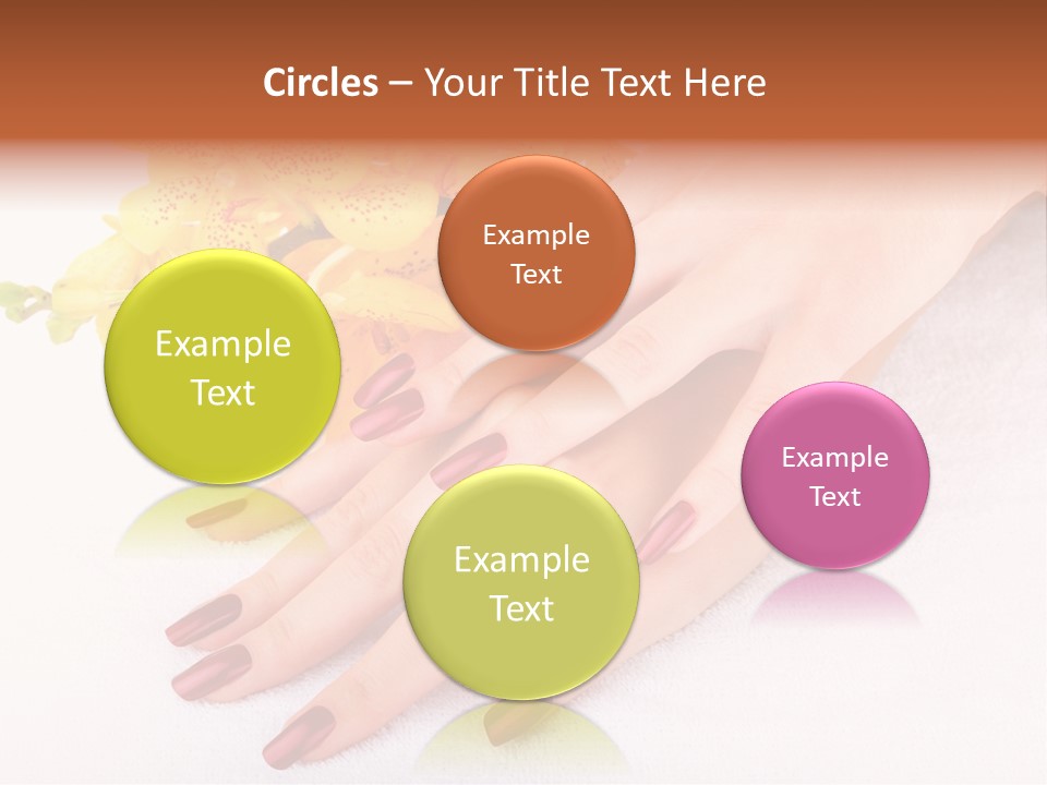 Skin Palm Hand PowerPoint Template