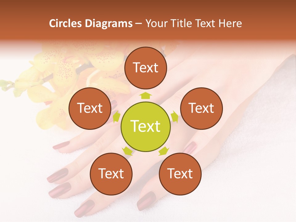 Skin Palm Hand PowerPoint Template