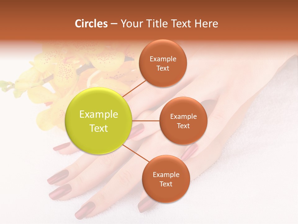 Skin Palm Hand PowerPoint Template