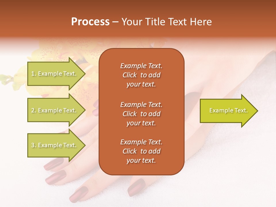 Skin Palm Hand PowerPoint Template