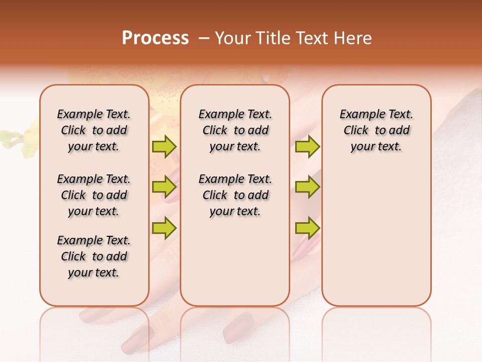 Skin Palm Hand PowerPoint Template