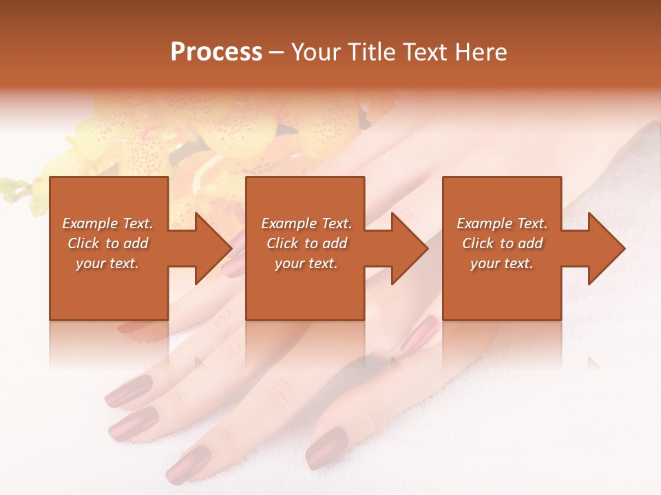 Skin Palm Hand PowerPoint Template