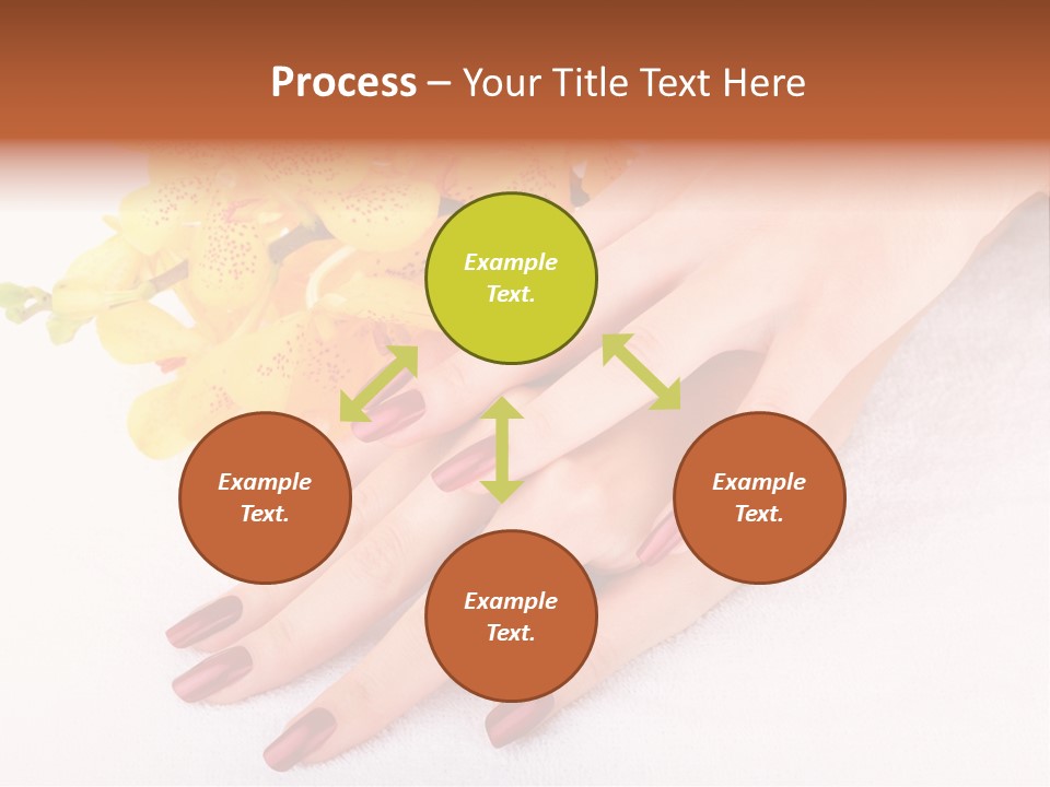 Skin Palm Hand PowerPoint Template