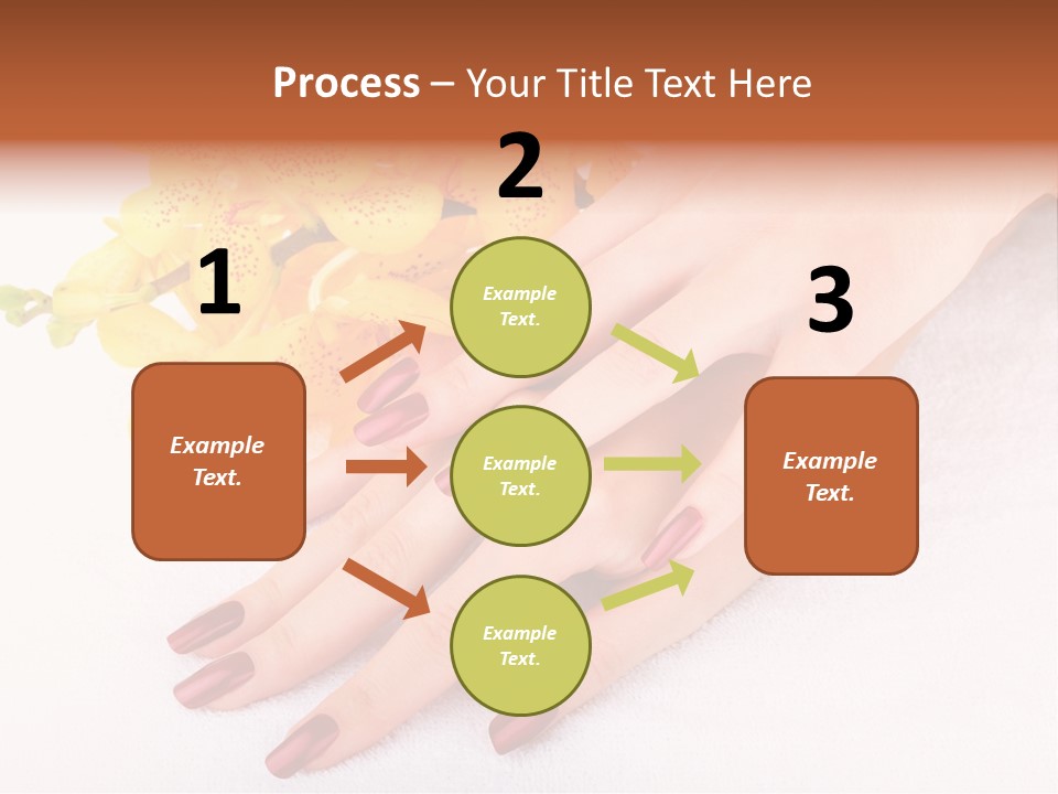 Skin Palm Hand PowerPoint Template