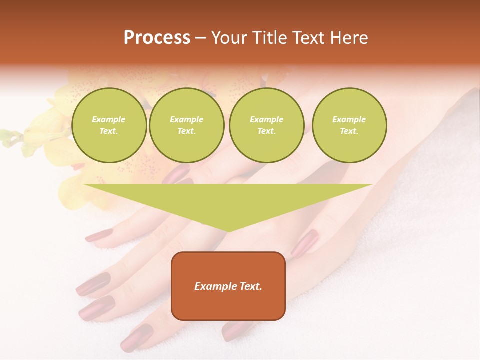Skin Palm Hand PowerPoint Template