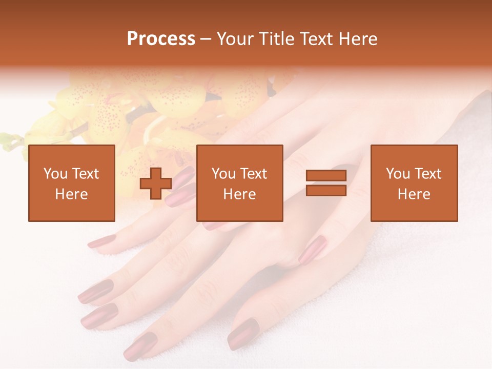 Skin Palm Hand PowerPoint Template
