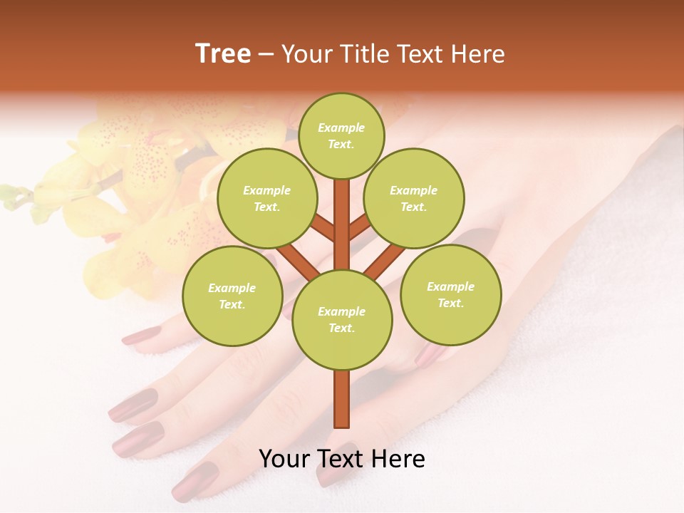 Skin Palm Hand PowerPoint Template