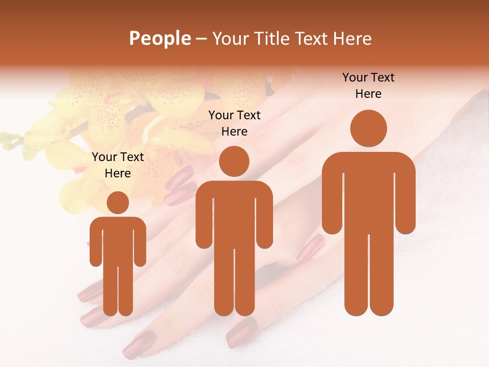 Skin Palm Hand PowerPoint Template