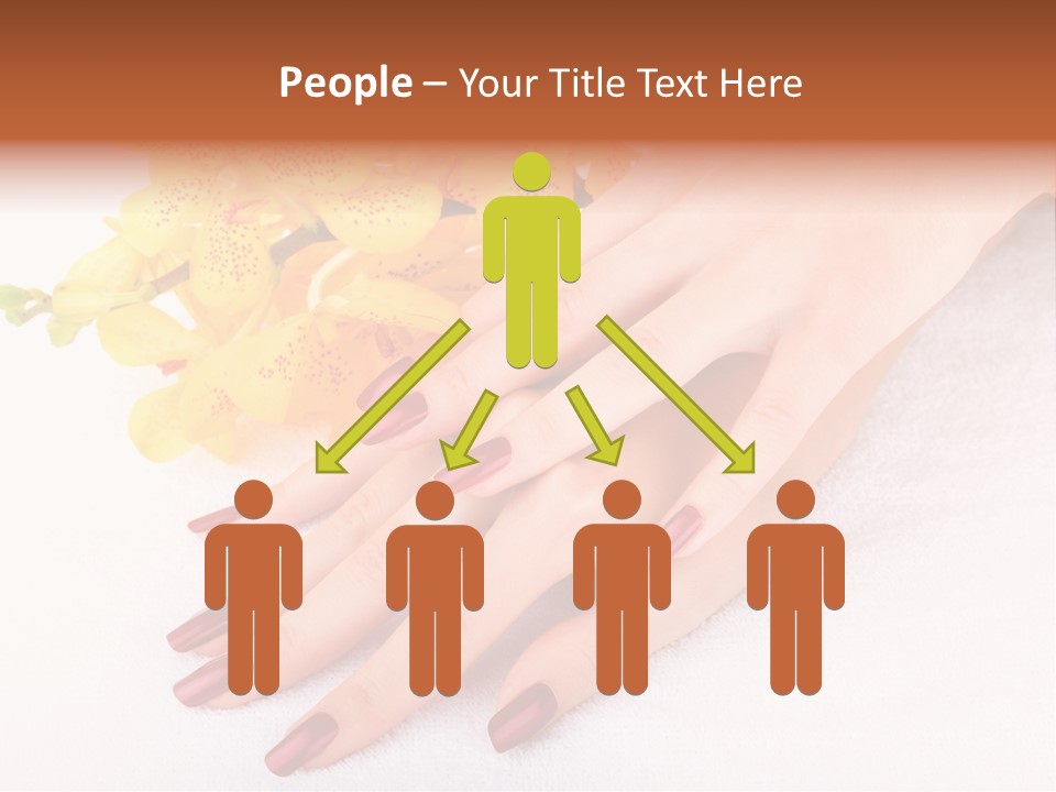 Skin Palm Hand PowerPoint Template