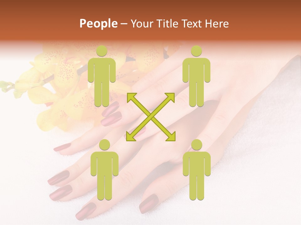 Skin Palm Hand PowerPoint Template