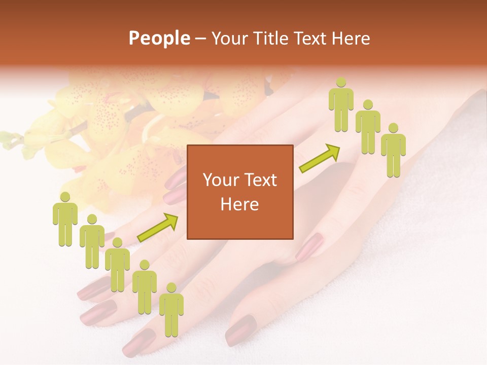 Skin Palm Hand PowerPoint Template