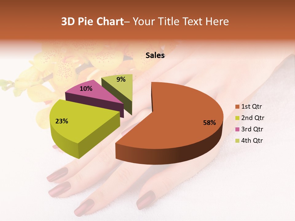 Skin Palm Hand PowerPoint Template