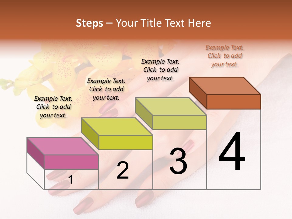 Skin Palm Hand PowerPoint Template