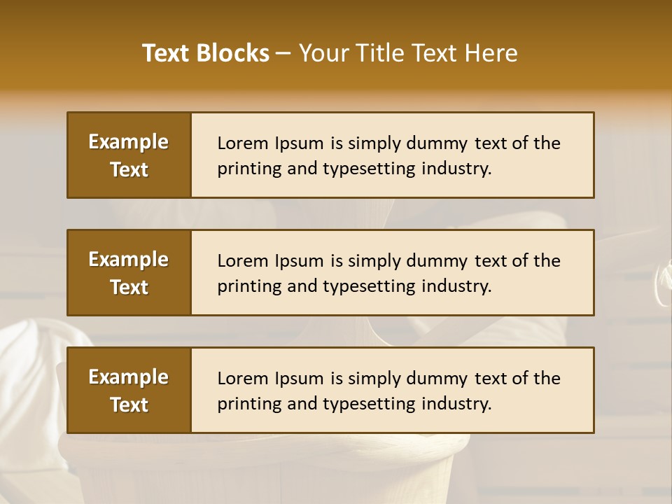 Wood Hot Vacation PowerPoint Template