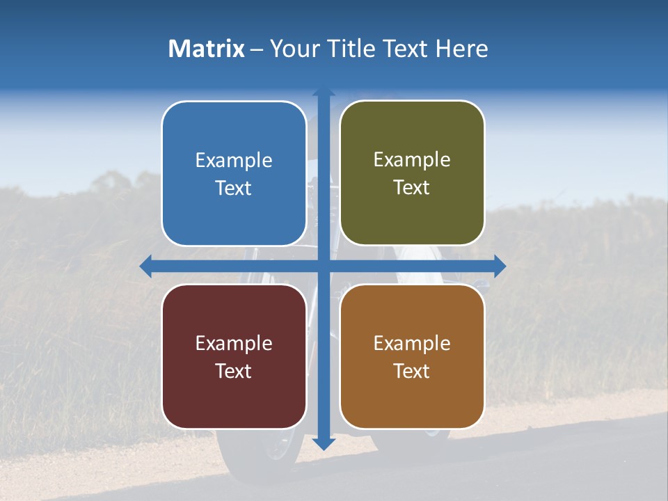 Cruising Cycle Biker PowerPoint Template