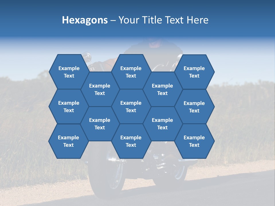 Cruising Cycle Biker PowerPoint Template