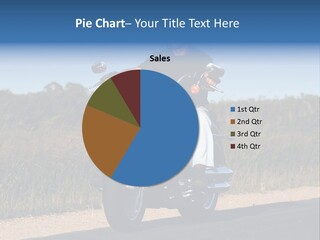 Cruising Cycle Biker PowerPoint Template