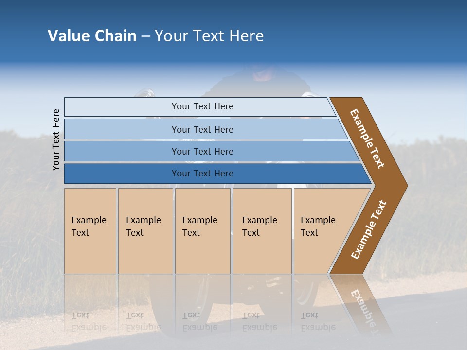 Cruising Cycle Biker PowerPoint Template