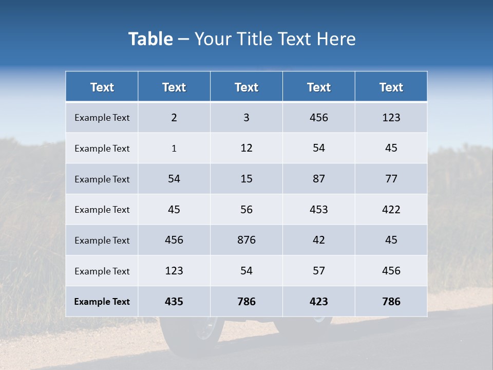 Cruising Cycle Biker PowerPoint Template