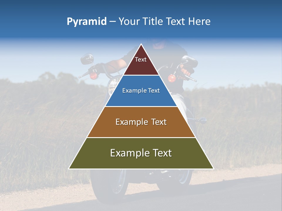 Cruising Cycle Biker PowerPoint Template