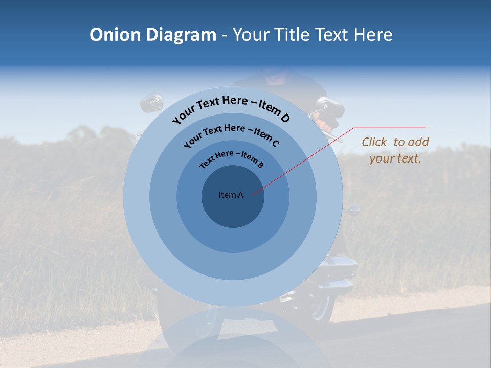 Cruising Cycle Biker PowerPoint Template