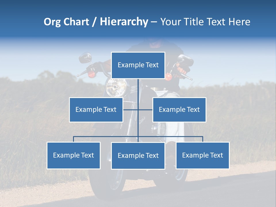 Cruising Cycle Biker PowerPoint Template