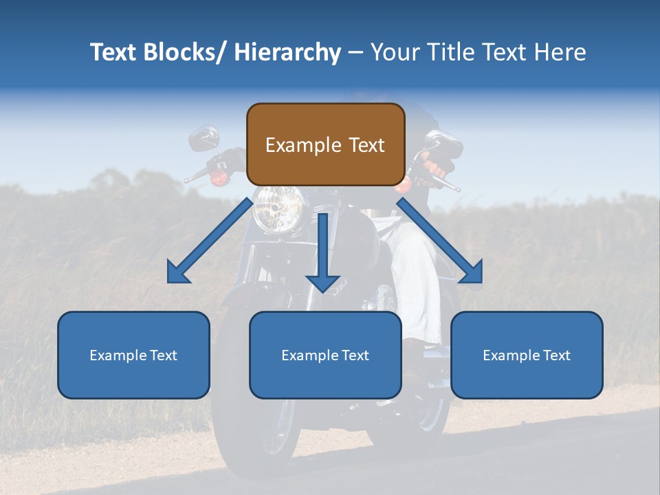 Cruising Cycle Biker PowerPoint Template