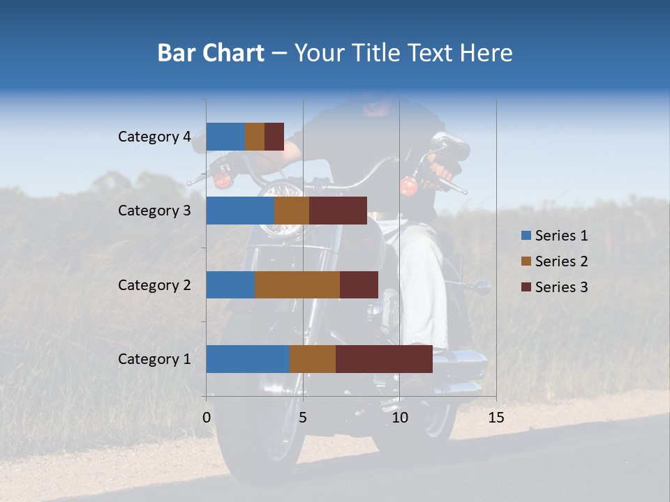 Cruising Cycle Biker PowerPoint Template