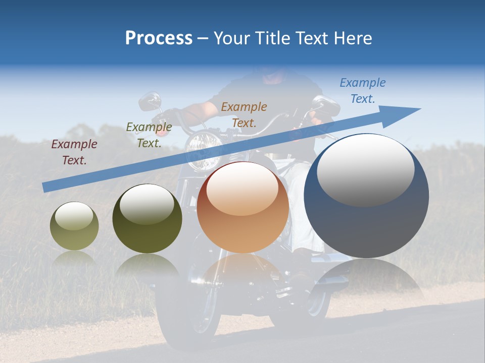 Cruising Cycle Biker PowerPoint Template