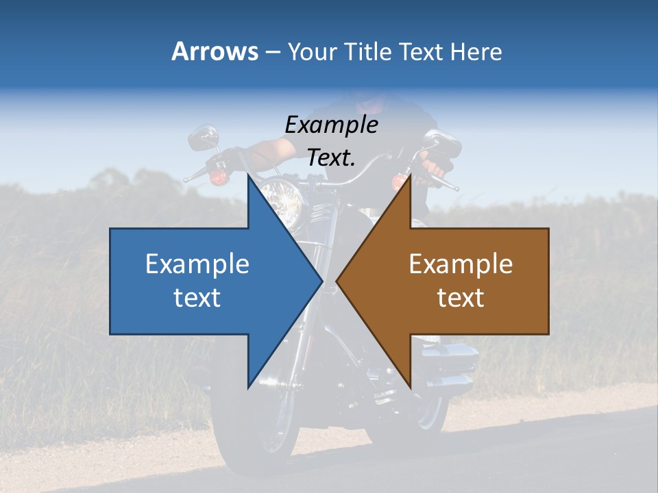 Cruising Cycle Biker PowerPoint Template