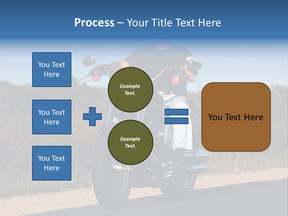 Cruising Cycle Biker PowerPoint Template
