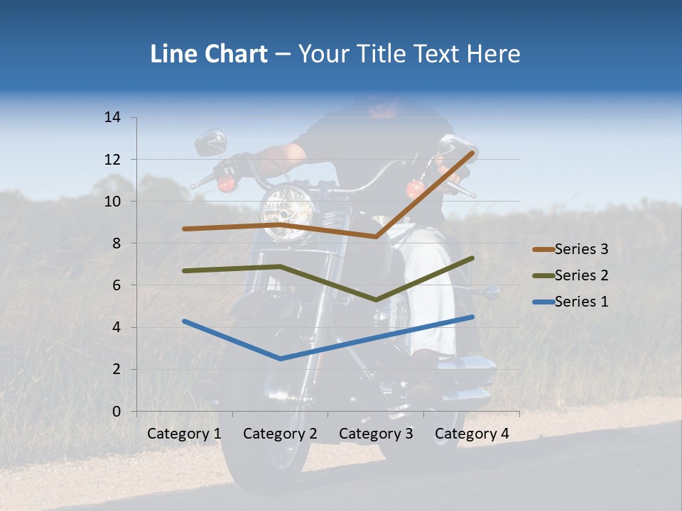 Cruising Cycle Biker PowerPoint Template