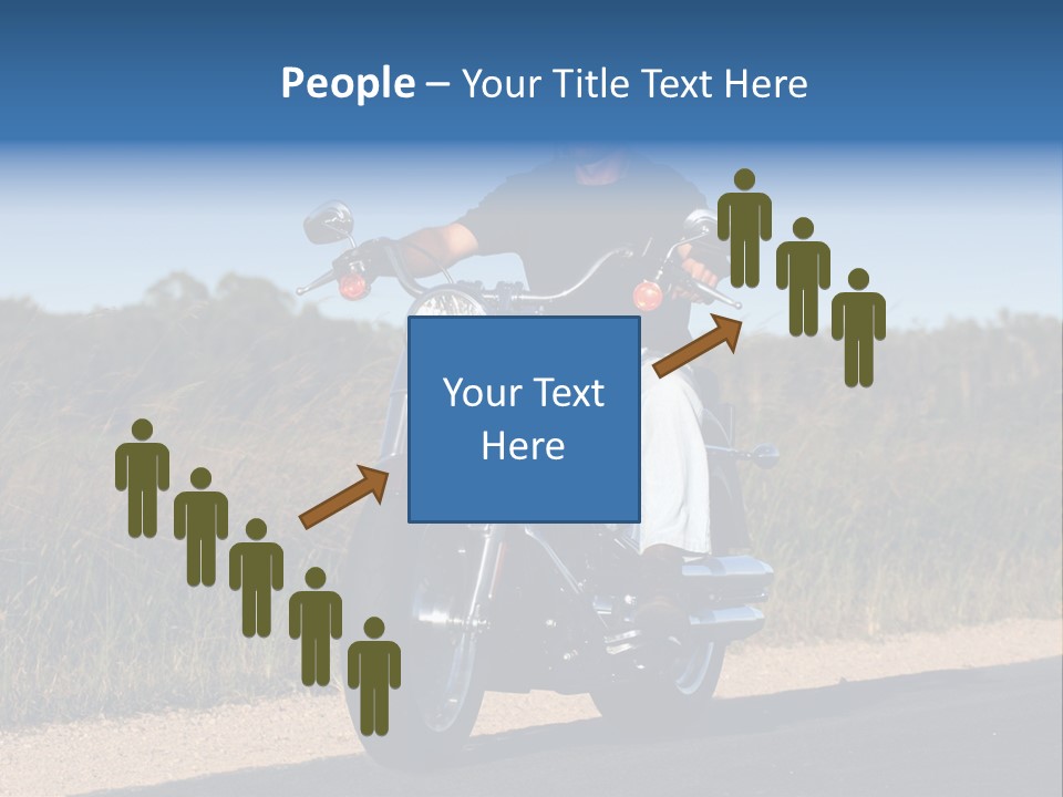 Cruising Cycle Biker PowerPoint Template