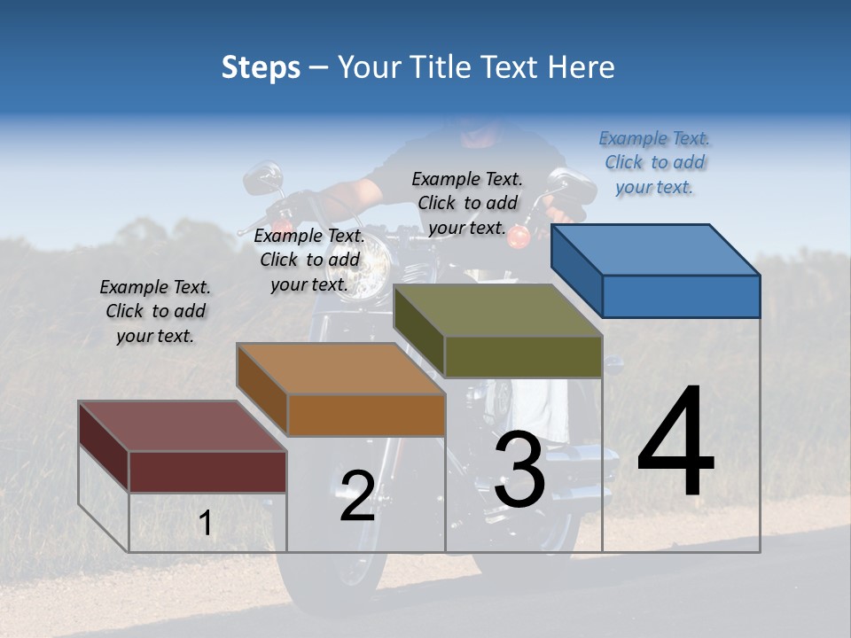 Cruising Cycle Biker PowerPoint Template
