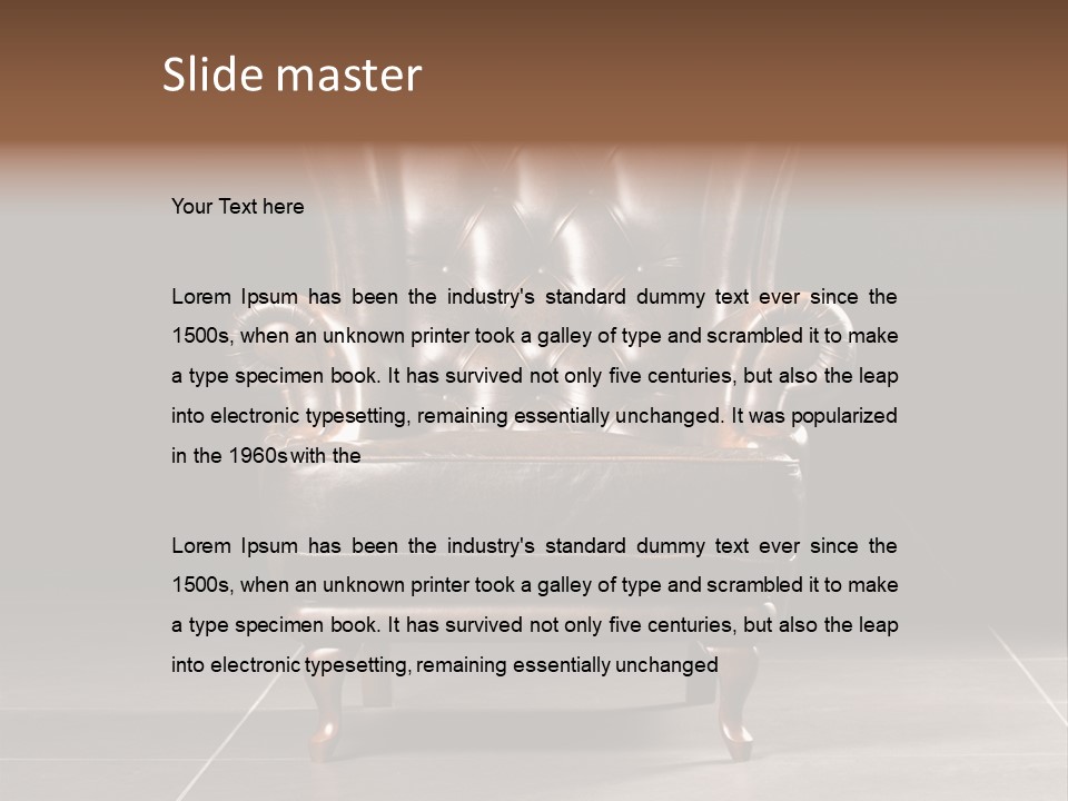 Room One Old PowerPoint Template