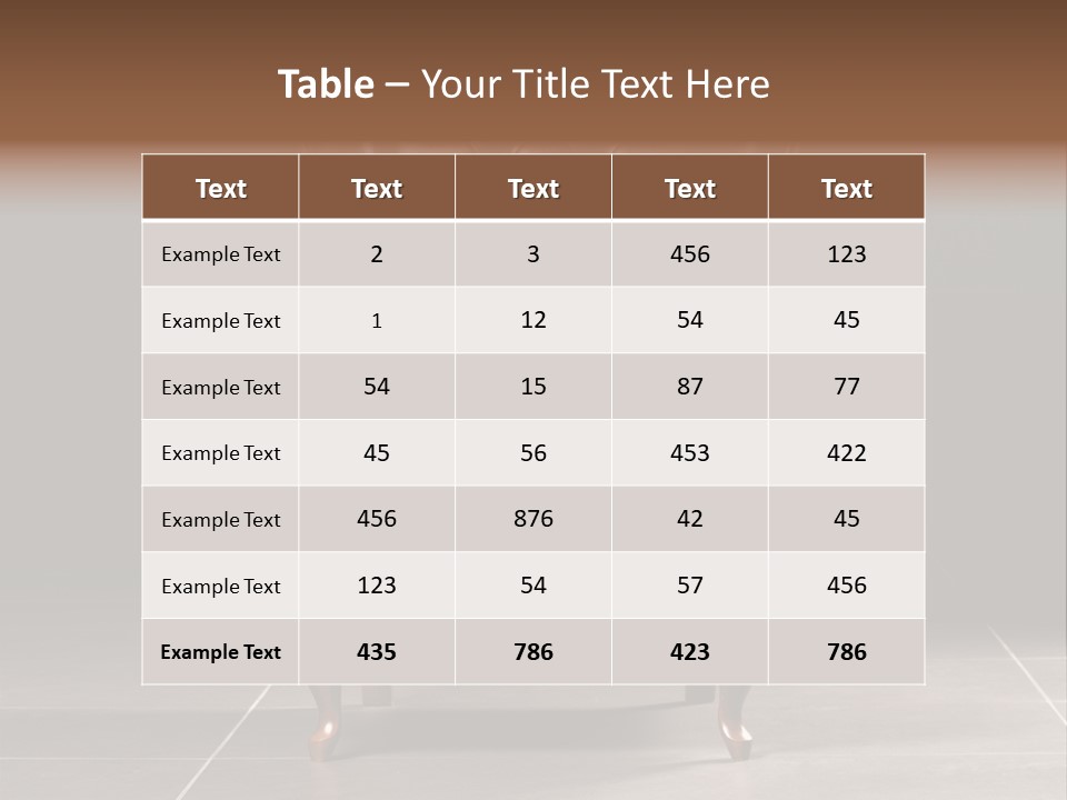 Room One Old PowerPoint Template