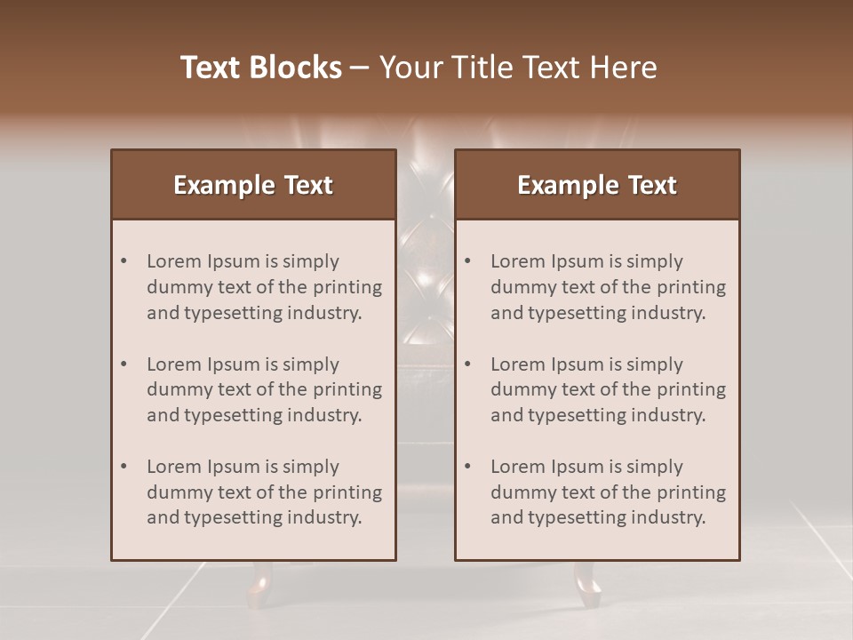 Room One Old PowerPoint Template