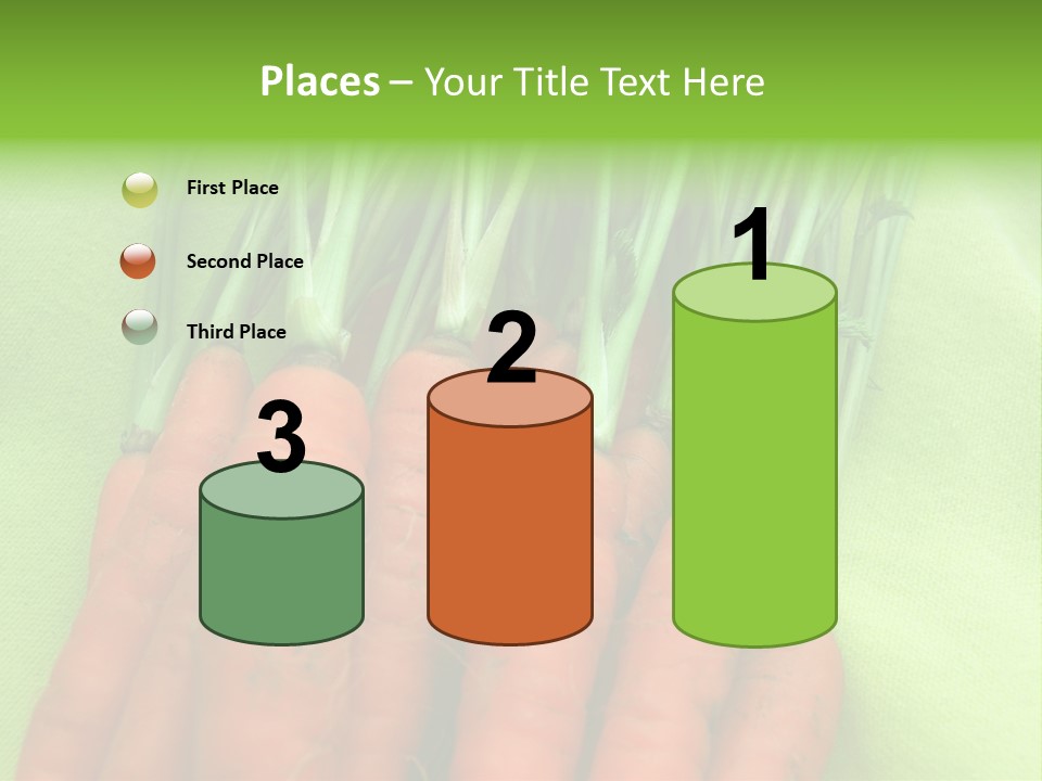 Orange Garden Vegetable PowerPoint Template