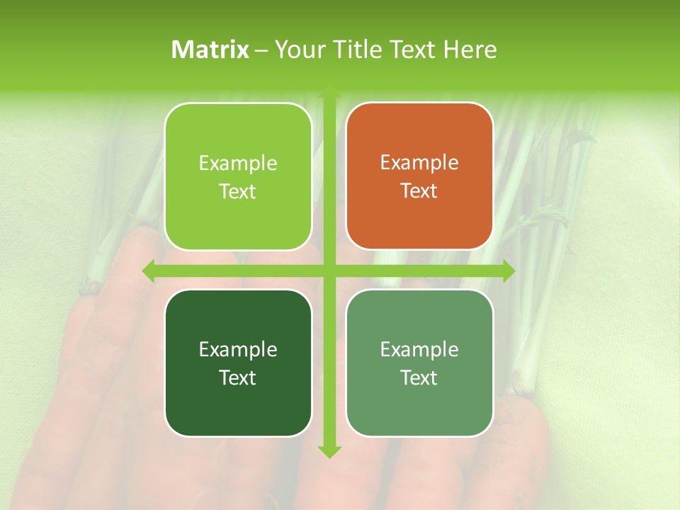 Orange Garden Vegetable PowerPoint Template