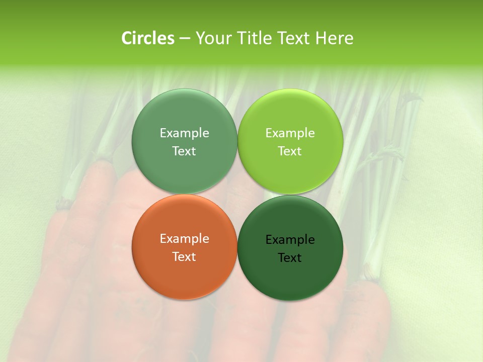 Orange Garden Vegetable PowerPoint Template