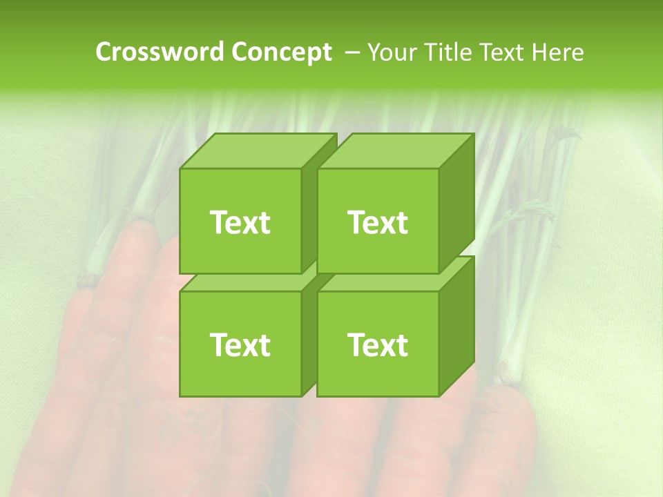 Orange Garden Vegetable PowerPoint Template