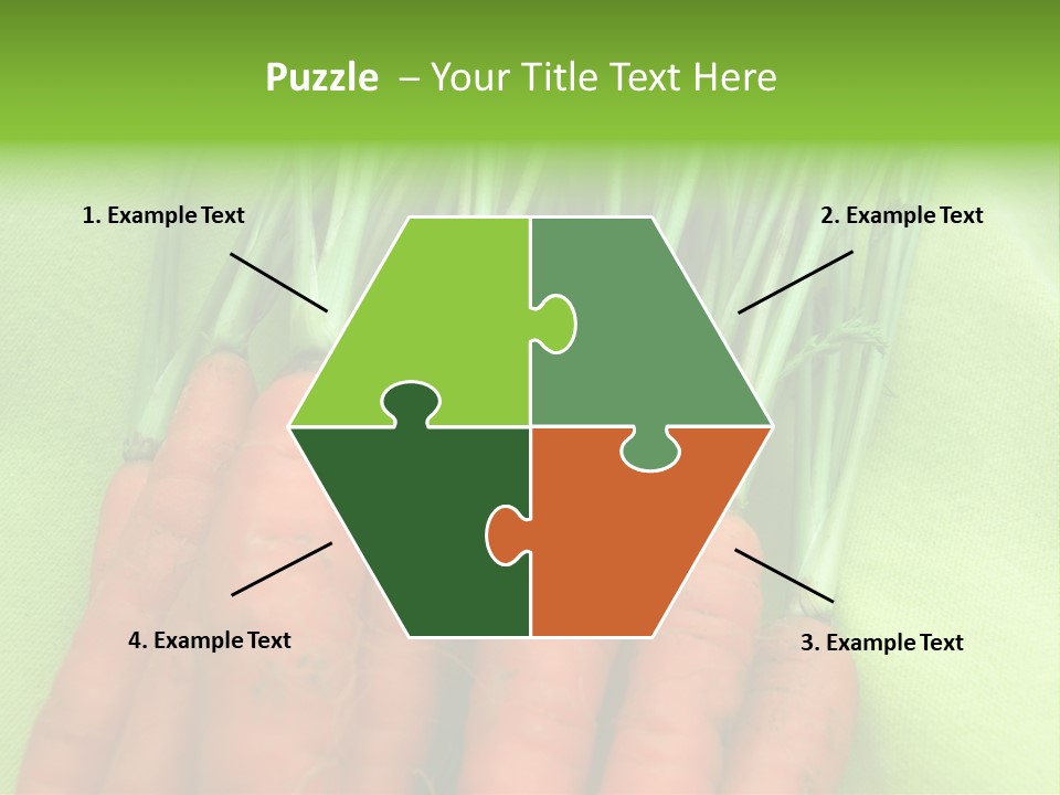 Orange Garden Vegetable PowerPoint Template
