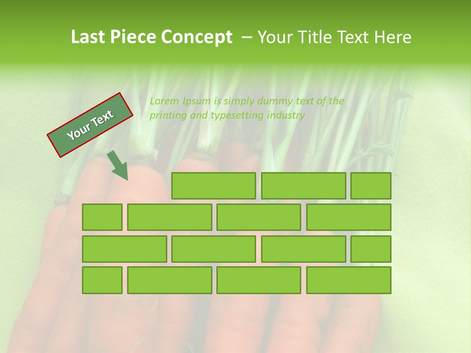 Orange Garden Vegetable PowerPoint Template