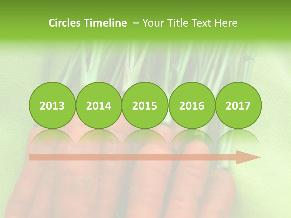 Orange Garden Vegetable PowerPoint Template